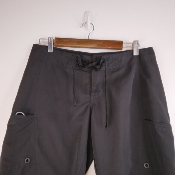 Columbia Omnishade Black Shorts Size 8 - Picture 2 of 7